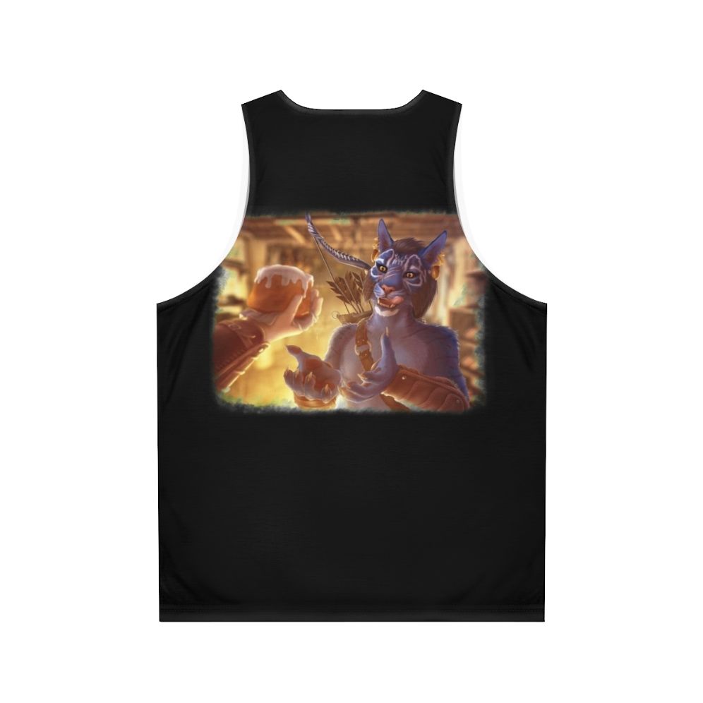 Inigo's Sweetroll Unisex Gaming Tank Top - Back