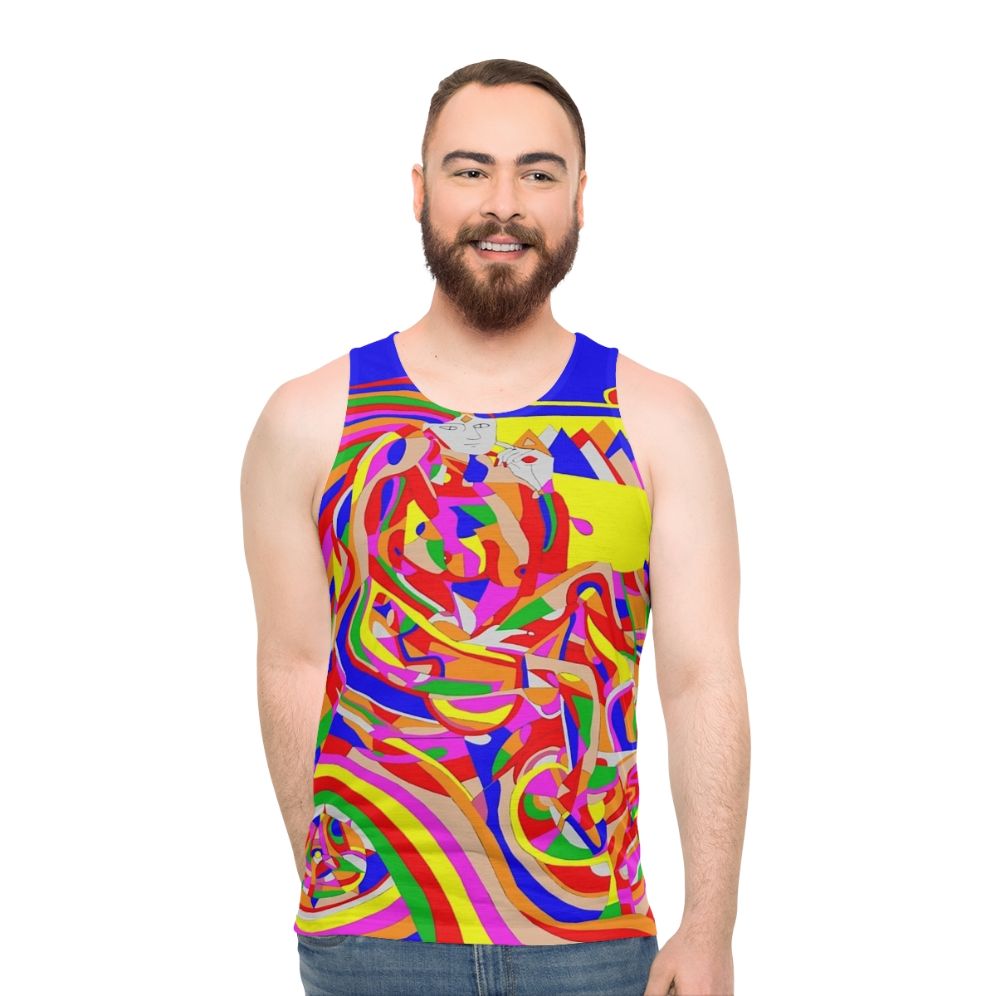 Time Machine Unisex Tank Top - men