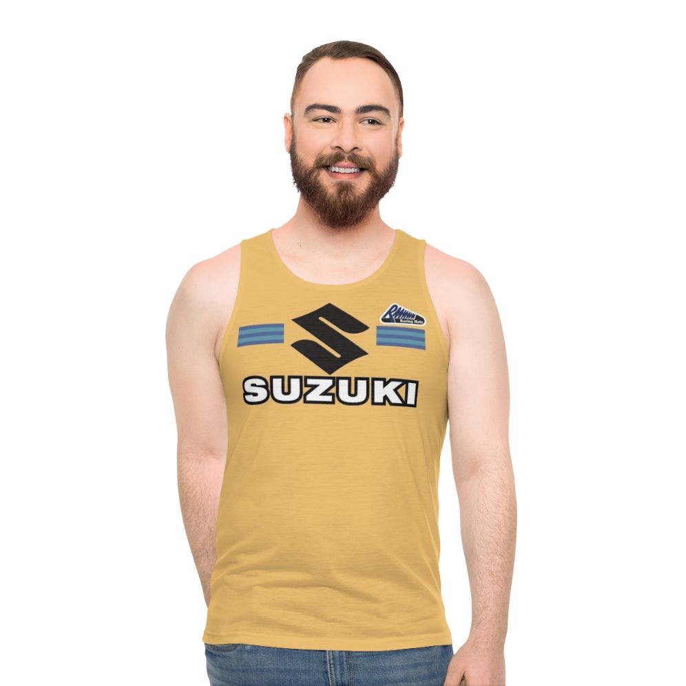 Vintage unisex motorcycle tank top - men