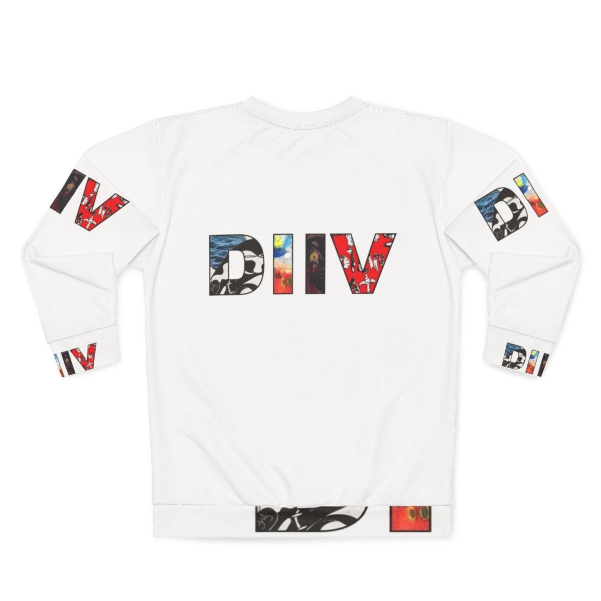 Diiv indie rock sweatshirt - Back