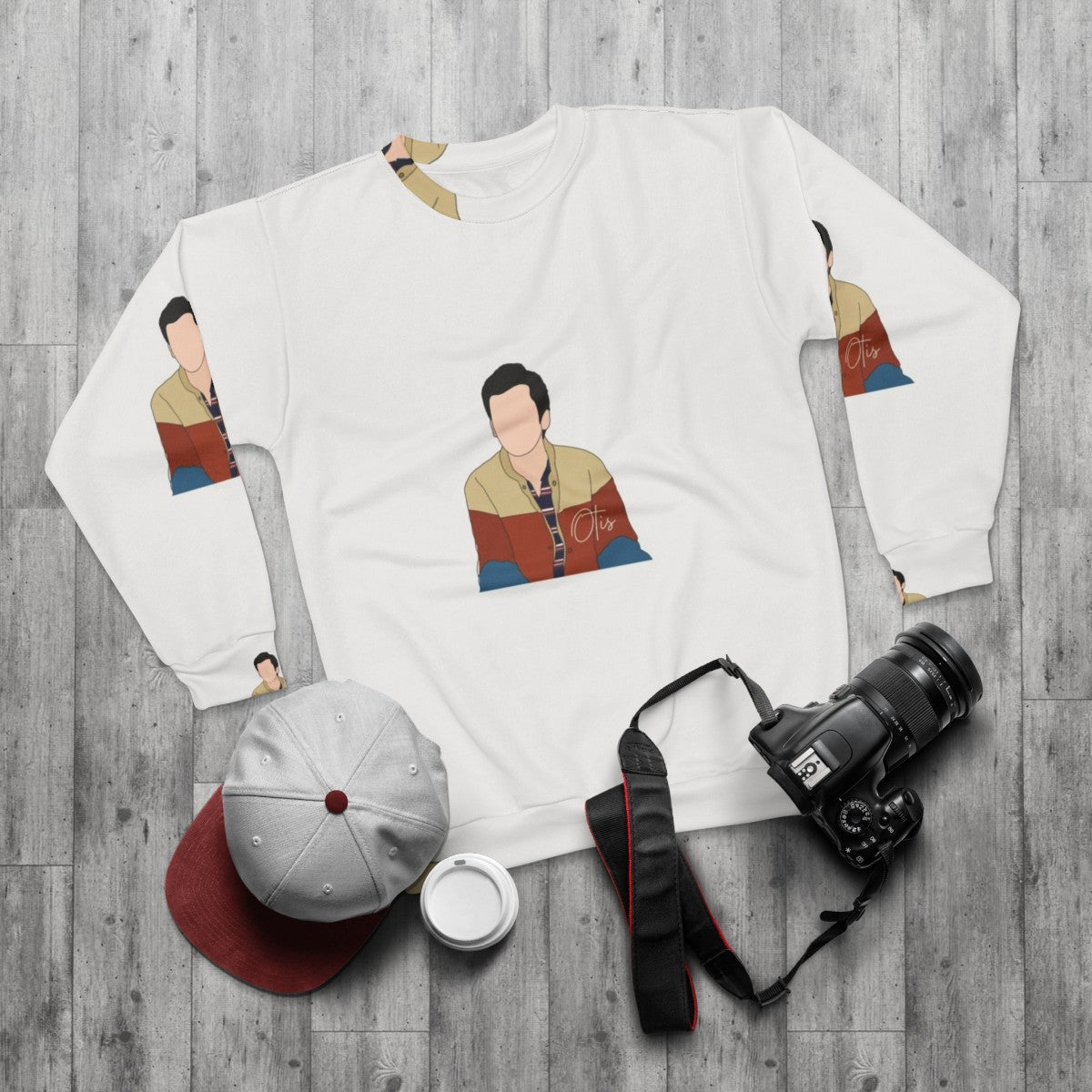 Otis Milburn Sex Education Sweatshirt - flat lay