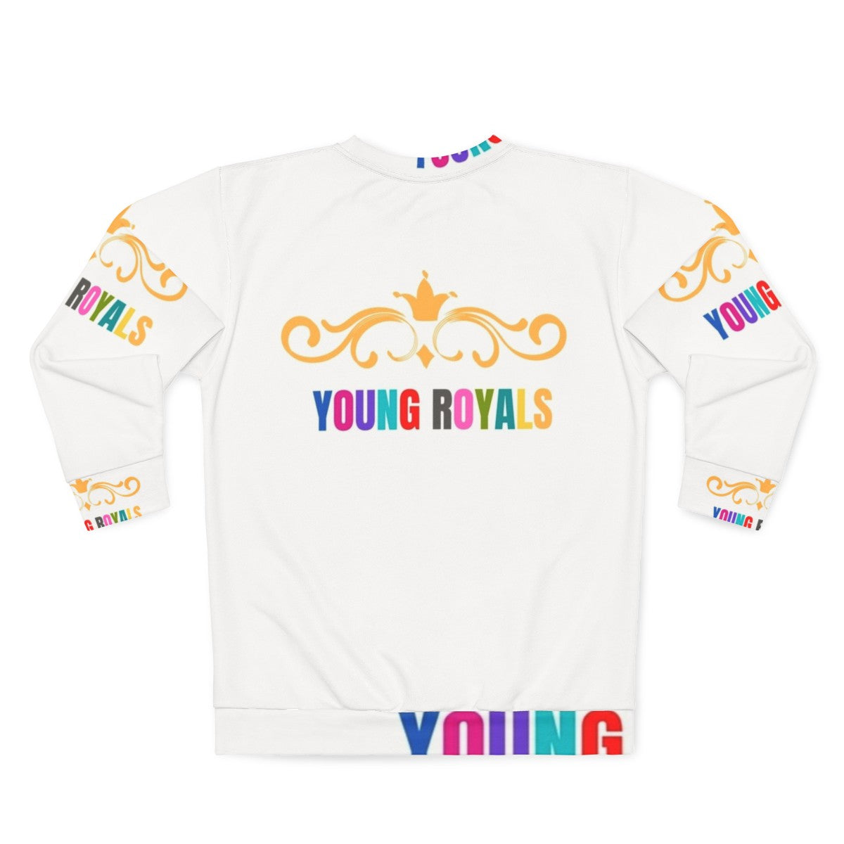 Young Royals Netflix Series Sweatshirt featuring Edvin Ryding - Back