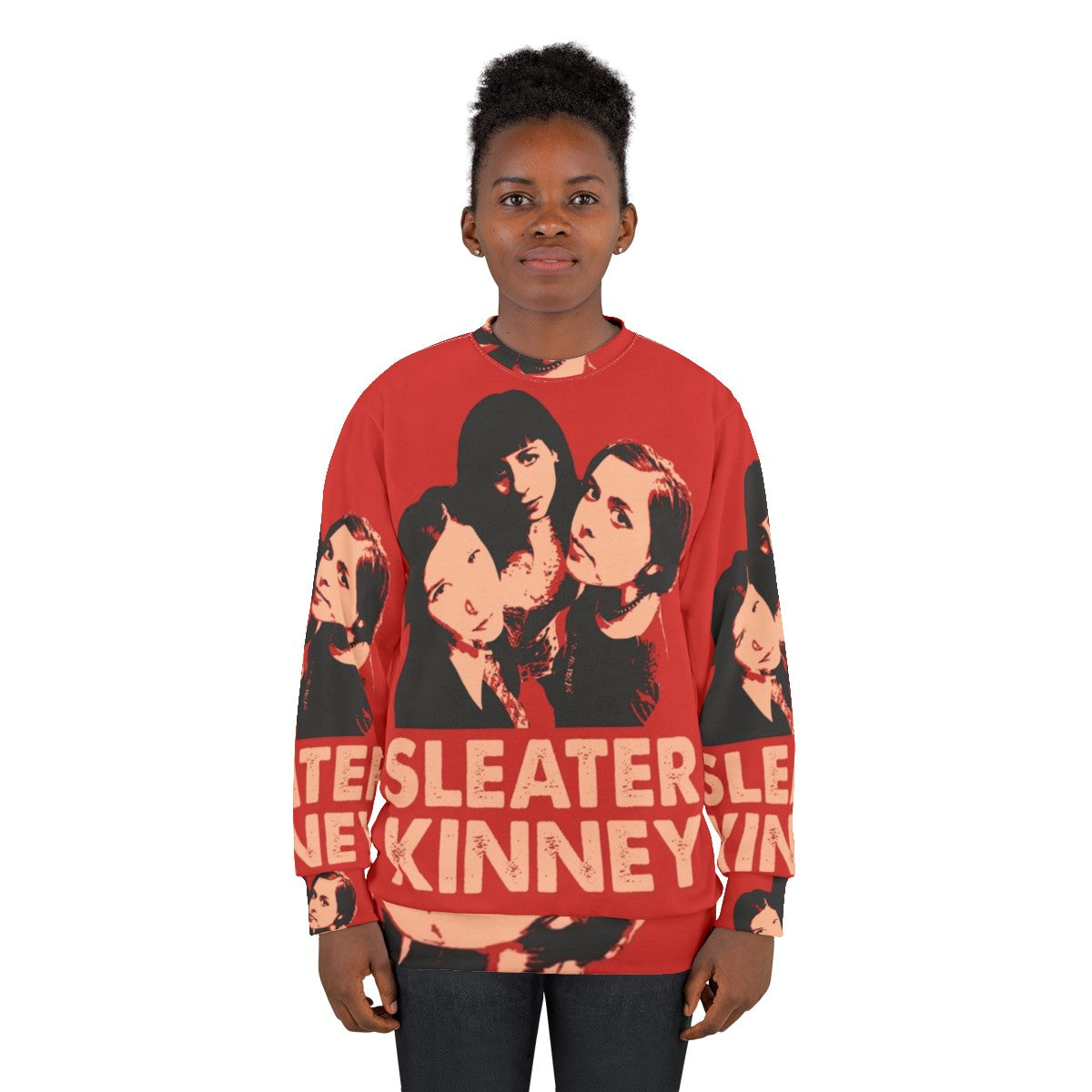 Sleater-Kinney Punk Rock Band Sweatshirt - women