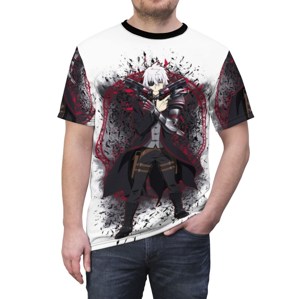 Arifureta inspired Nagumo Hajime anime t-shirt design - men front