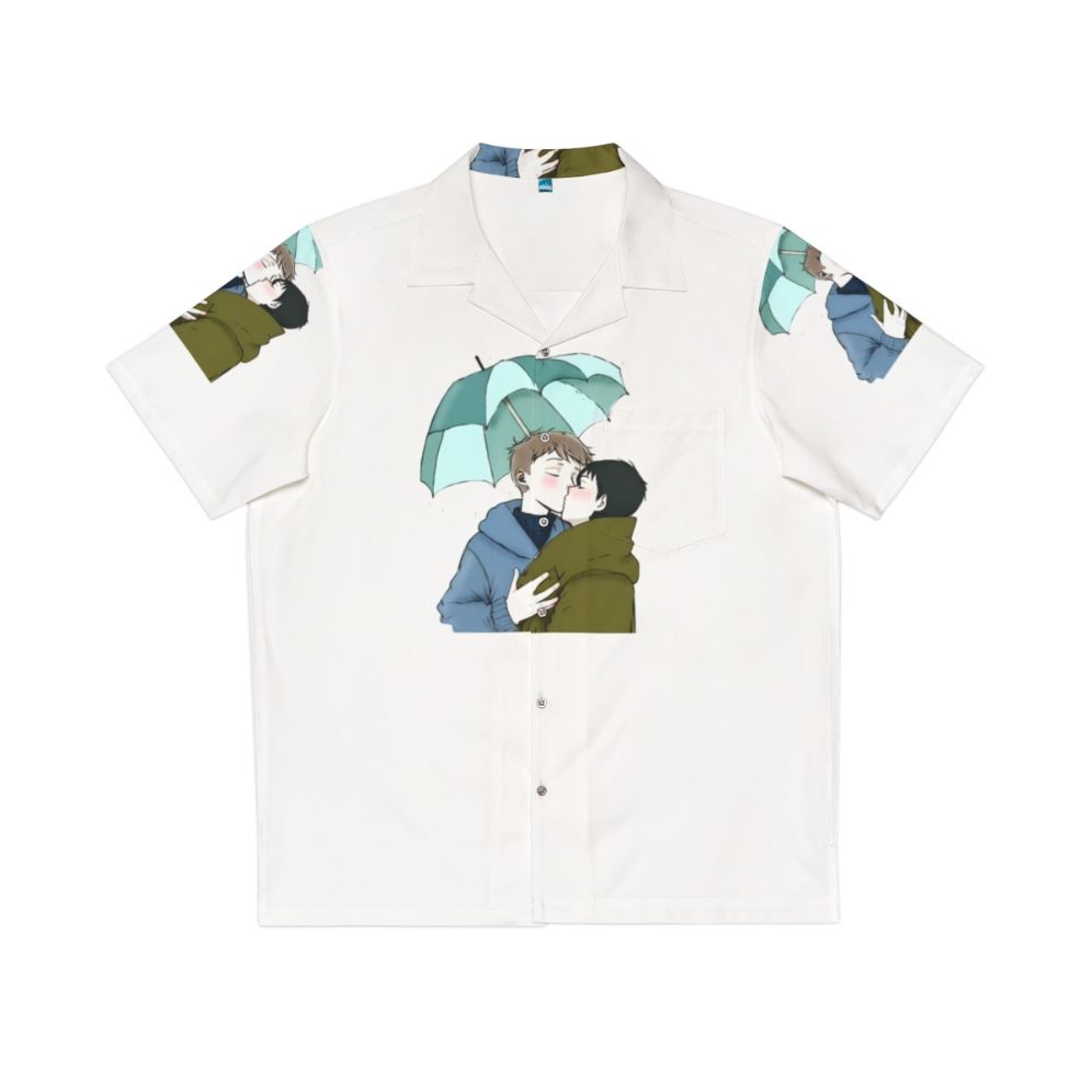 Heartstopper Hawaiian Shirt with Leaves Pattern