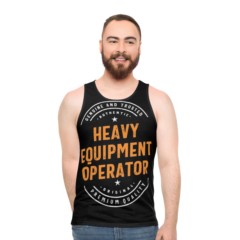 Heavy Equipment Operator Unisex Tank Top - men