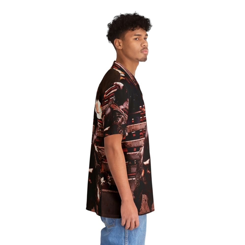 Bucking Bull Hawaiian Shirt for Outdoor Adventures - People Pight