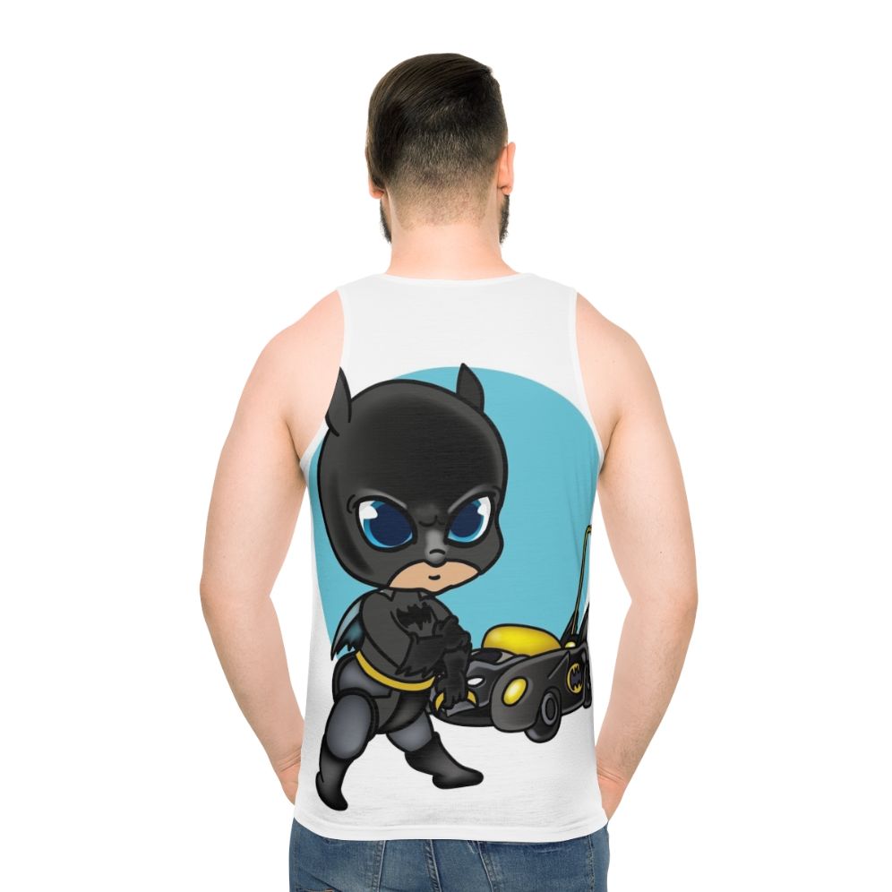 Spooky baby bat unisex superhero tank top - men back