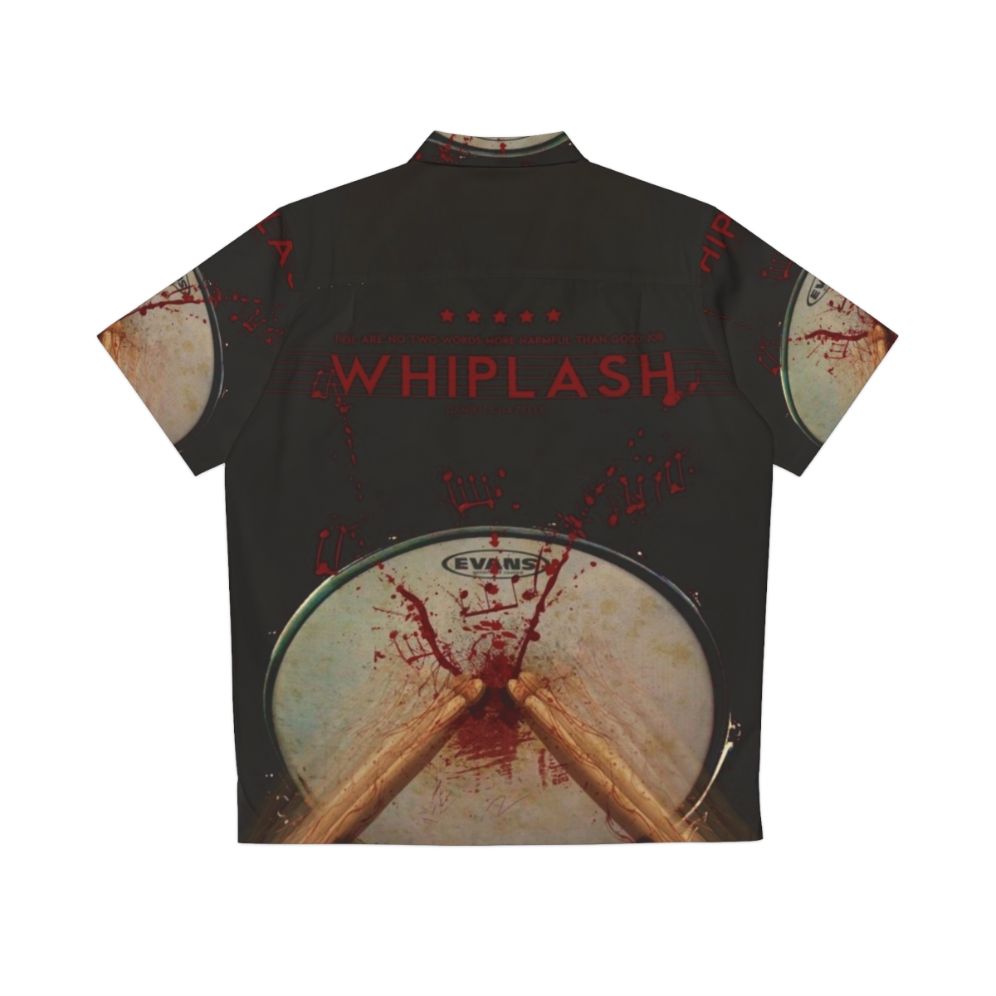 Whiplash Movie Hawaiian Shirt with Drumming Inspired Aesthetic - Back