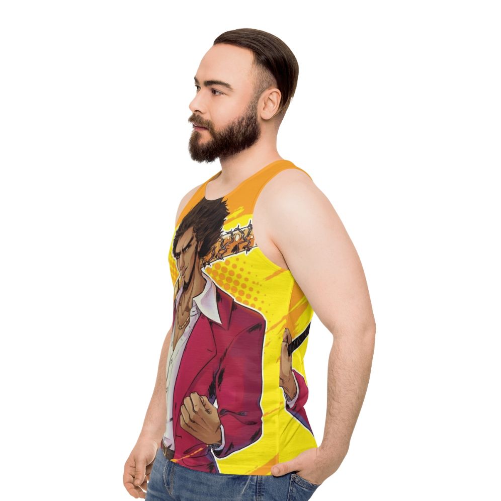 Ichiban Kasuga Unisex Anime Tank Top - men side