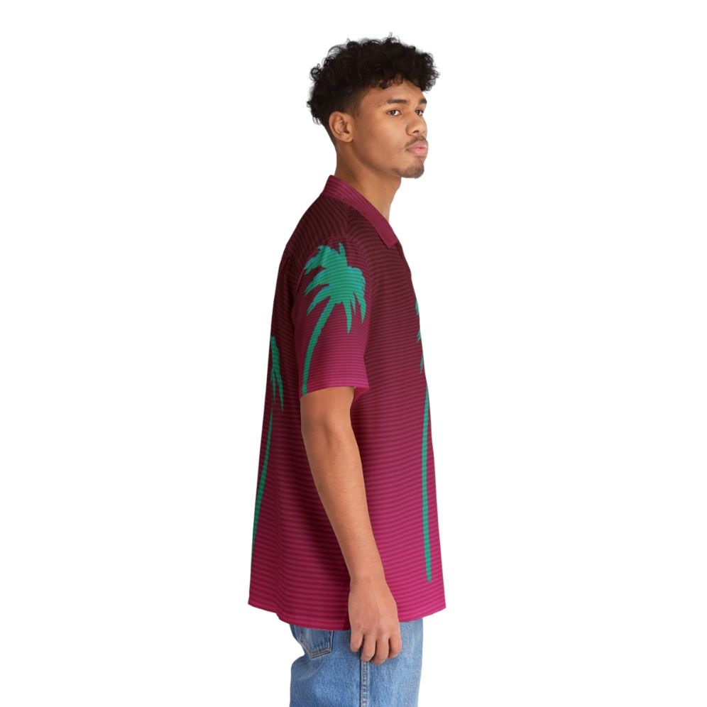 Hotline Miami Palmtree Hawaiian Shirt - People Pight