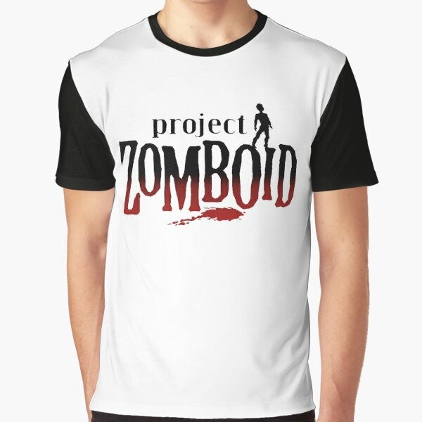 Project Zomboid Classic Graphic T-Shirt featuring the game's iconic "This is how you died" design