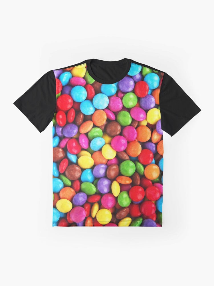 Smarties graphic t-shirt with Mama Marianne and Tobias design - Flat lay