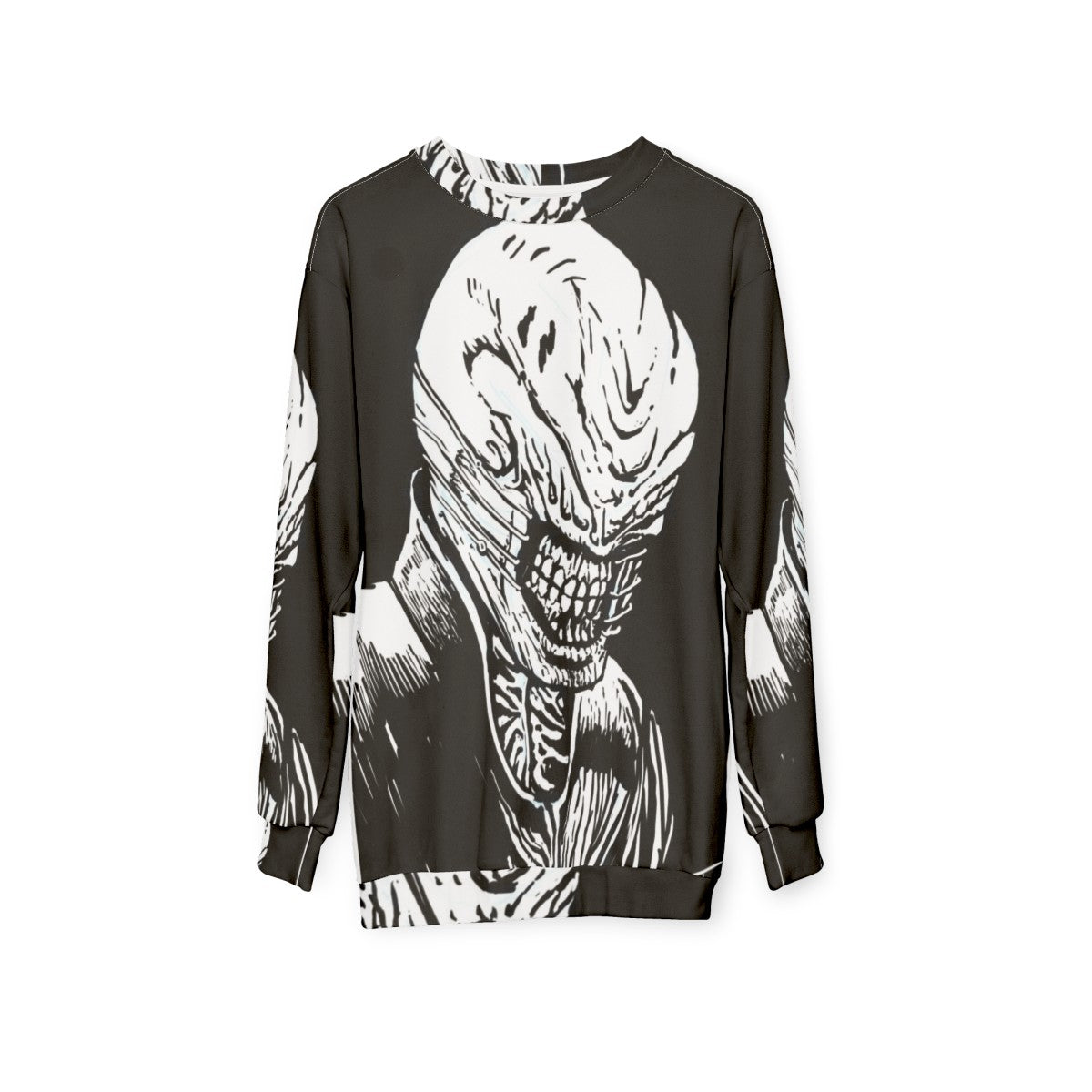 Hellraiser Cenobite Chatterer Horror Sweatshirt - hanging