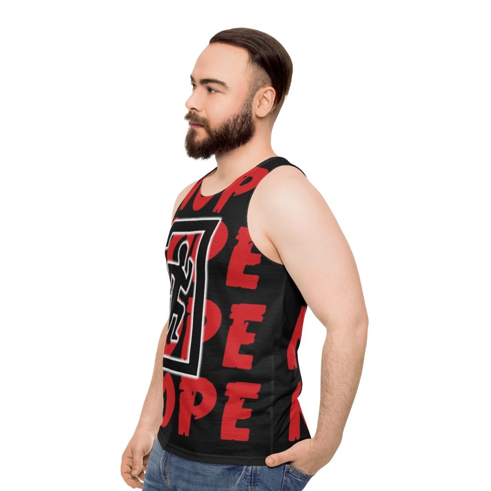 Unisex "Not Today" Tank Top for Horror Game Survivor Fans - men side