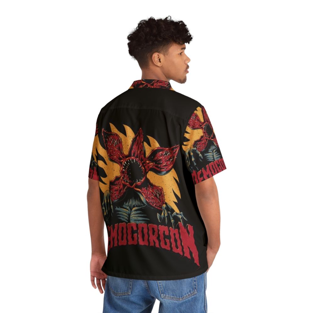 Demogorgon Hawaiian Shirt featuring the iconic monster from Stranger Things - People Back