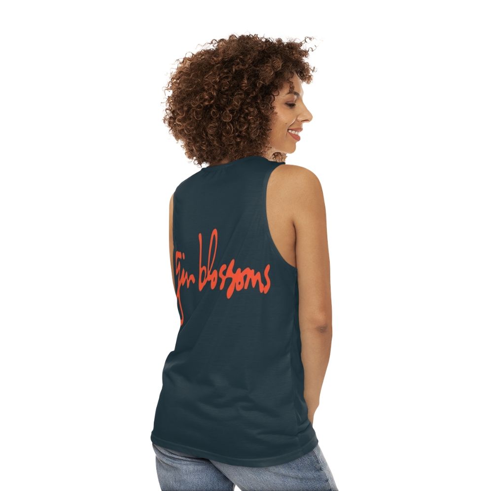 Gin Blossoms Unisex Tank Top - women back