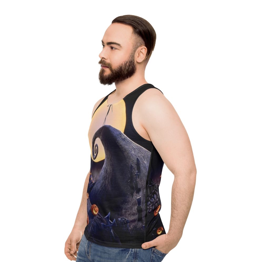 The Nightmare Before Christmas Unisex Jack Skellington Tank Top - men side