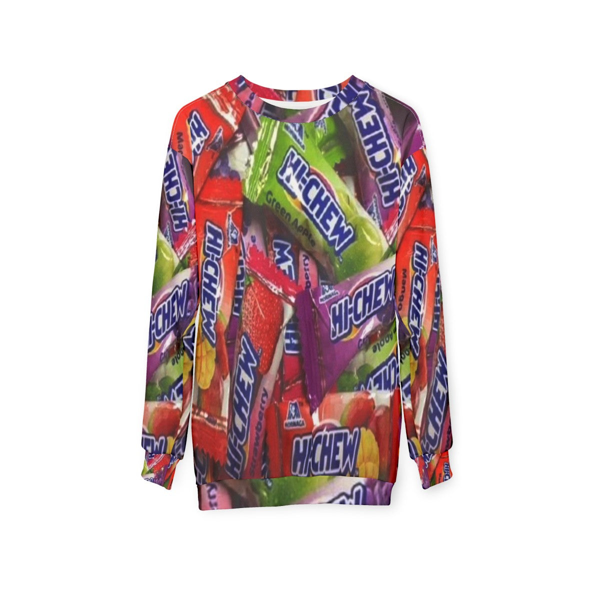 Morinaga Hi Chew Candy Sweatshirt - hanging