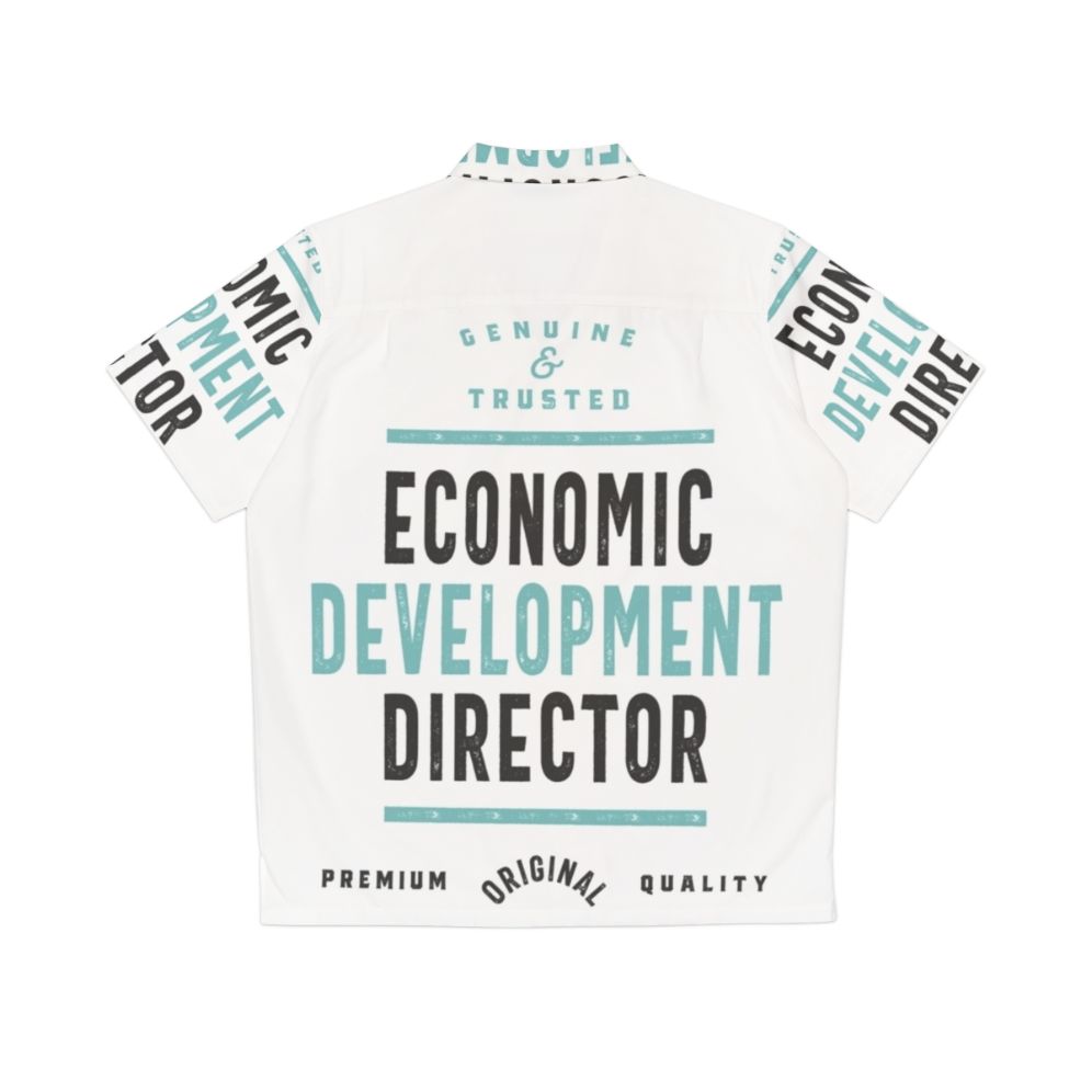 Economic Development Director Hawaiian Shirt - Back