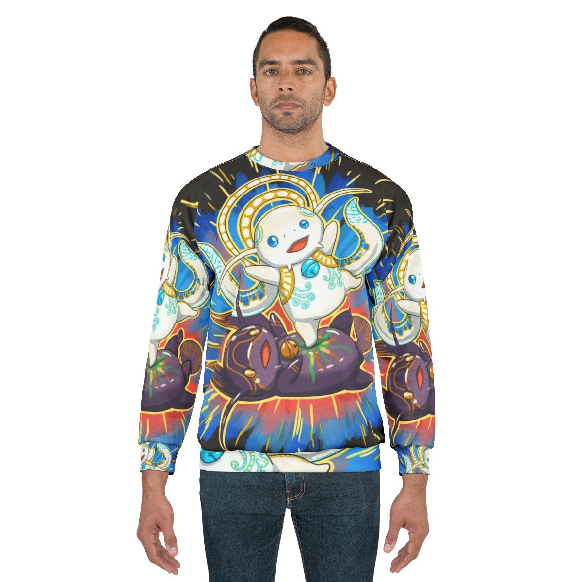 FFXIV Hydaelyn Kick Namazu Zodiark Sweatshirt - men