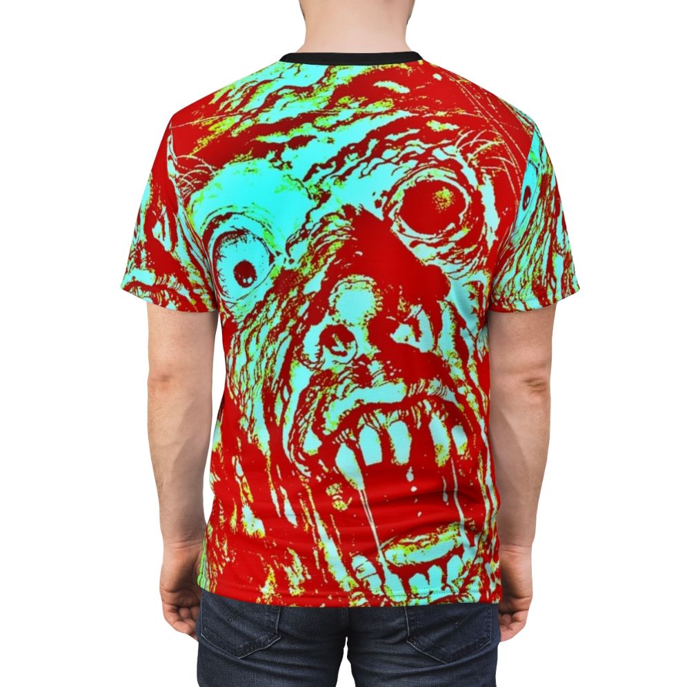 Occult horror movie vintage style all-over print t-shirt - men back