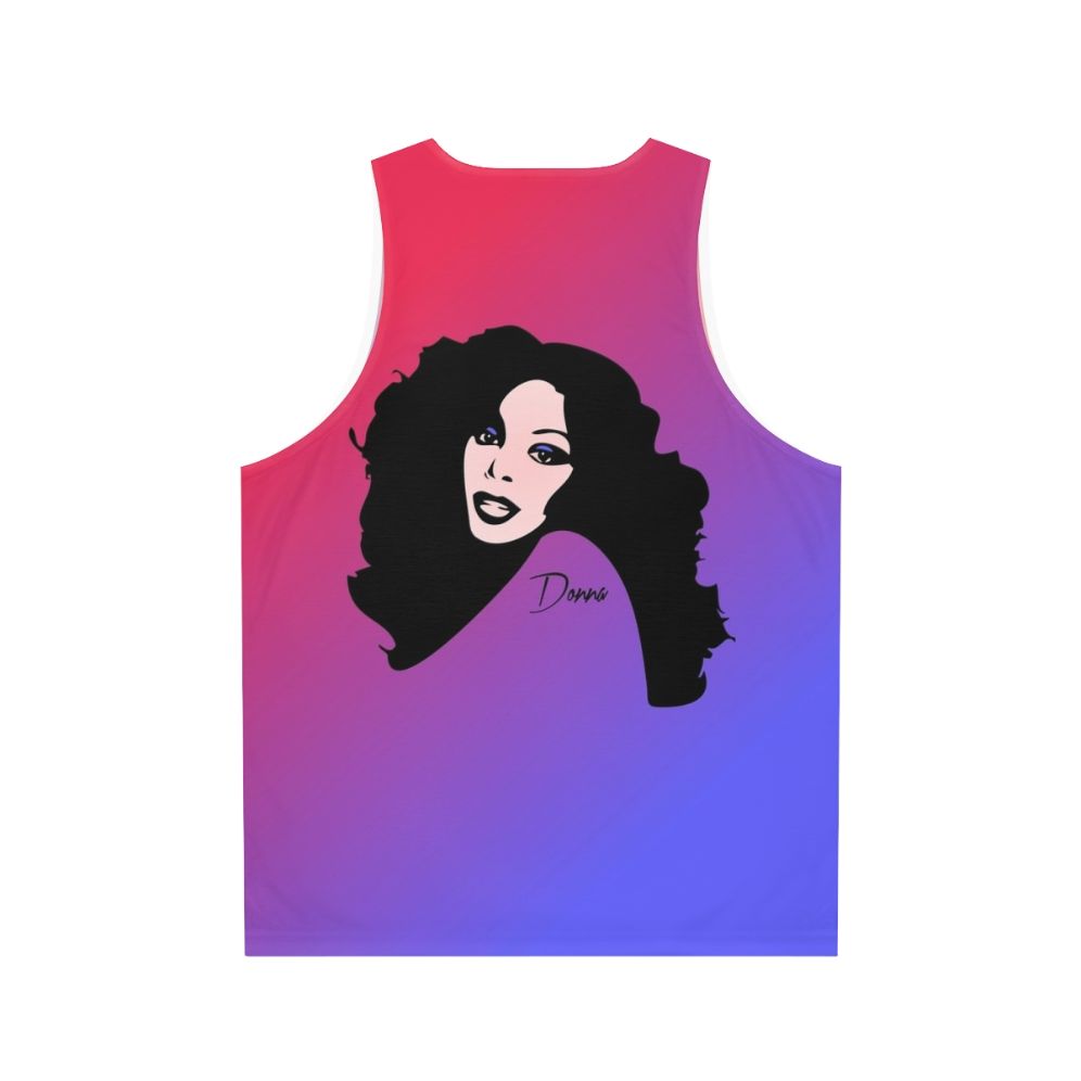 Donna Summer Pop Art Unisex Tank Top - Back