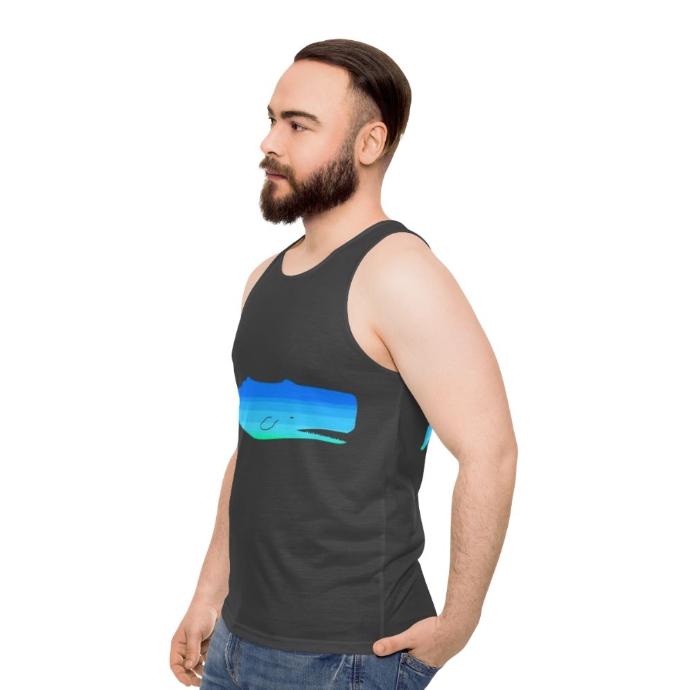 Blue Whale Legendary Animals Tank Top - men side