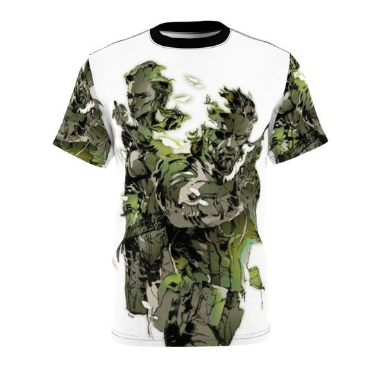 Metal Gear Solid 3 inspired action and stealth video game t-shirt