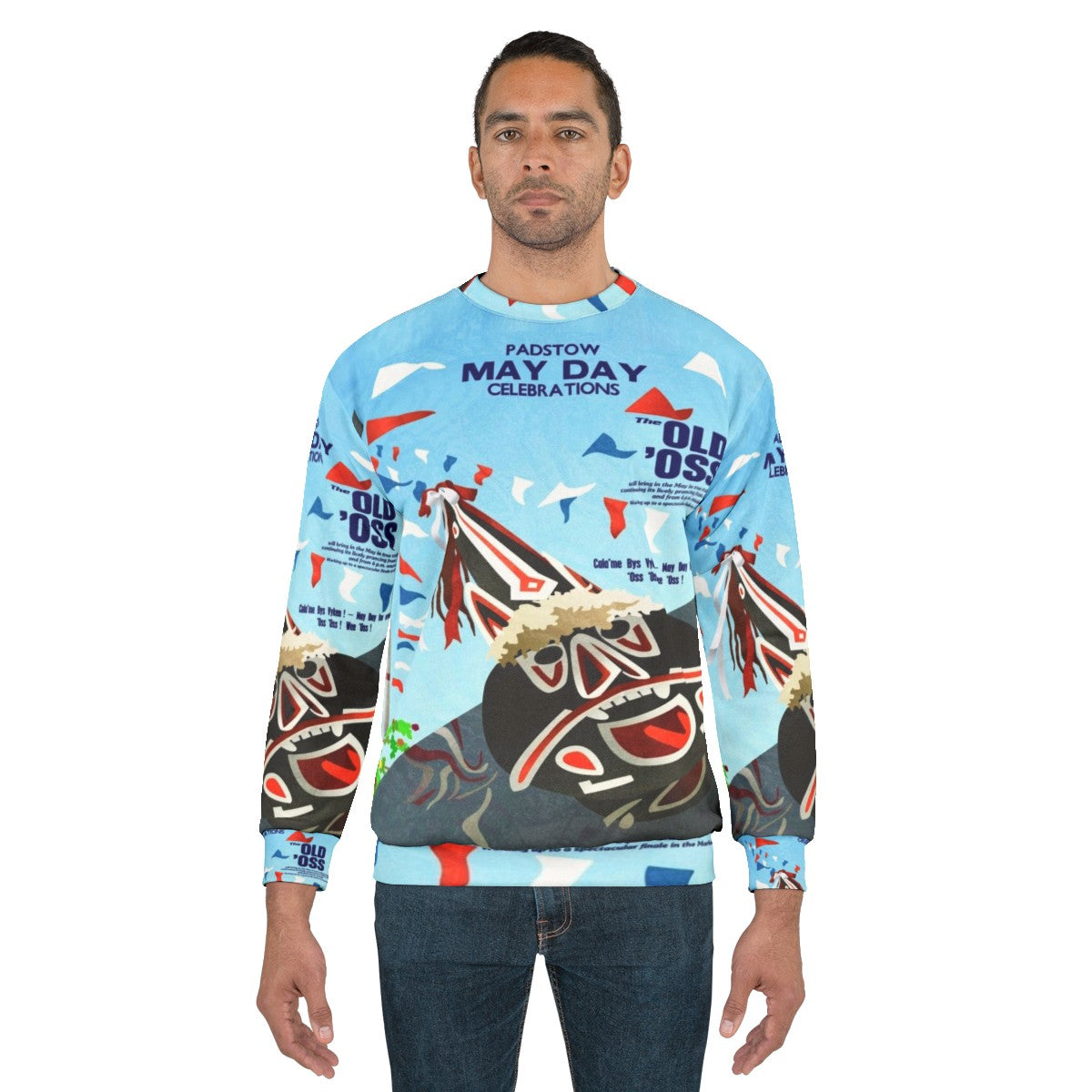 Padstow Cornwall May Day Oss Sweatshirt - men