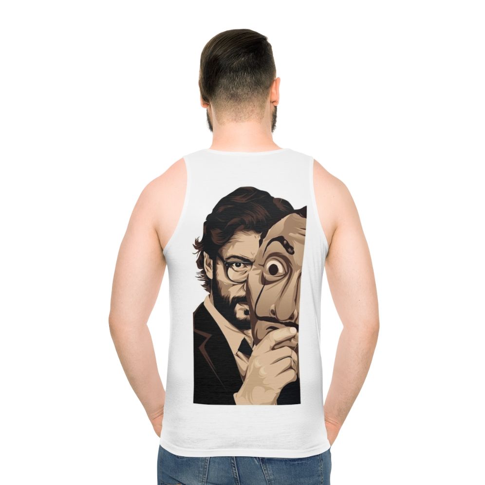 Money Heist Unisex Tank Top - men back