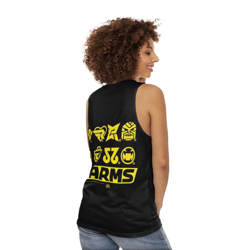 Nintendo Arms Character Icons Unisex Tank Top - women back