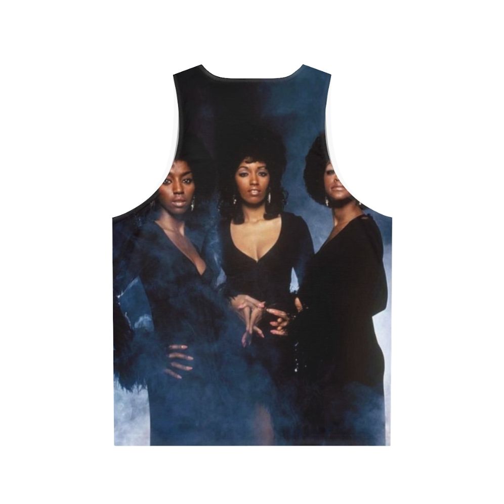 Unisex tank top featuring classic soul music design - Back