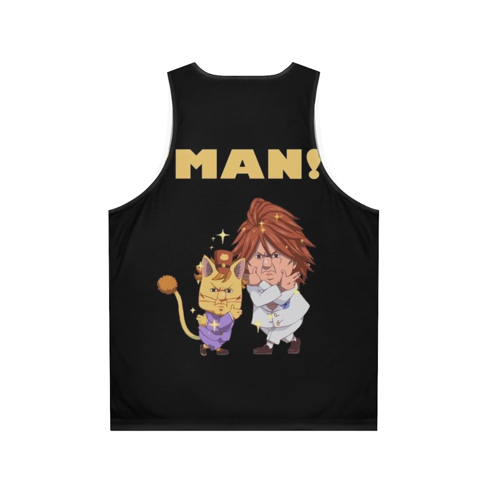 Fairy Tail Unisex Tank Top with Ichiya and Nichiya Design - Back