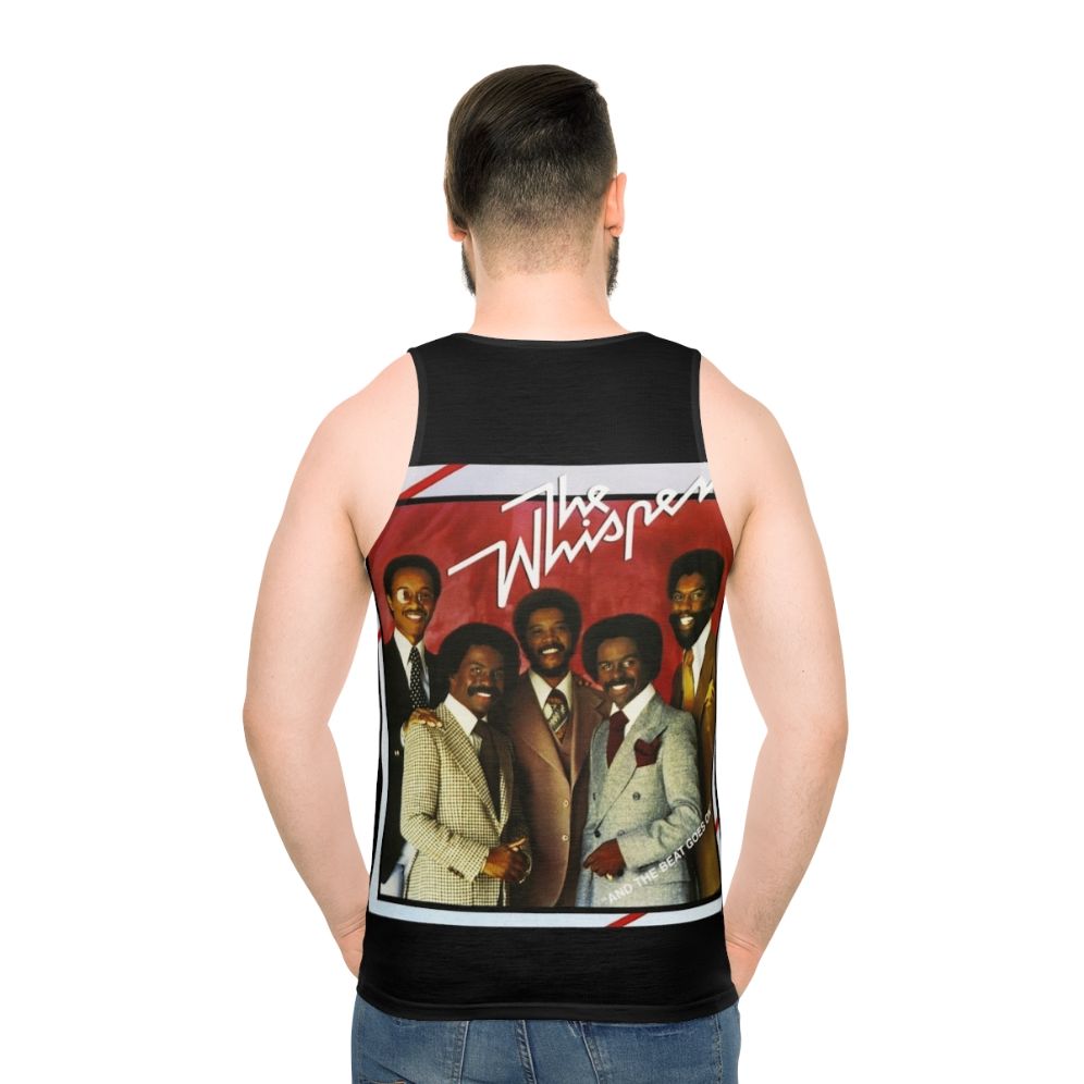 The Whispers Unisex Retro R&B Funk Tank Top - men back