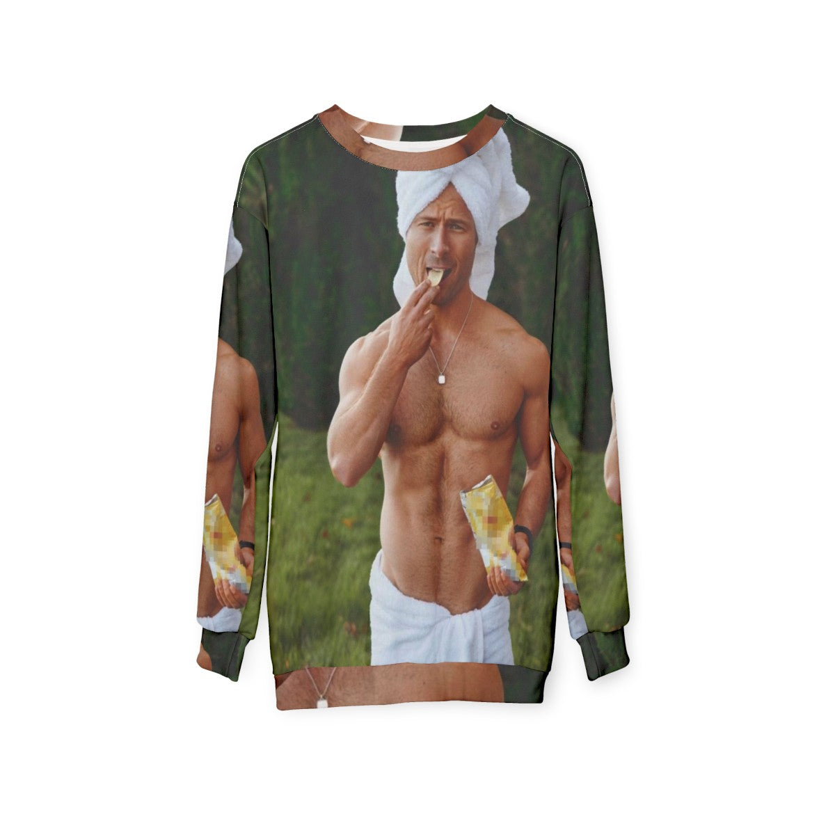 Glen Powell Handsome Celebrity Fashion Sweatshirt - hanging