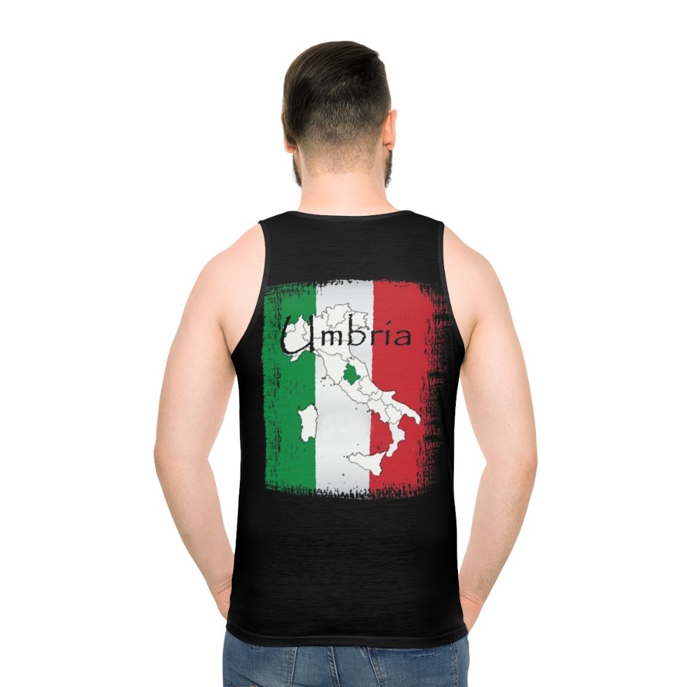 Unisex Umbria Pride Tank Top - men back