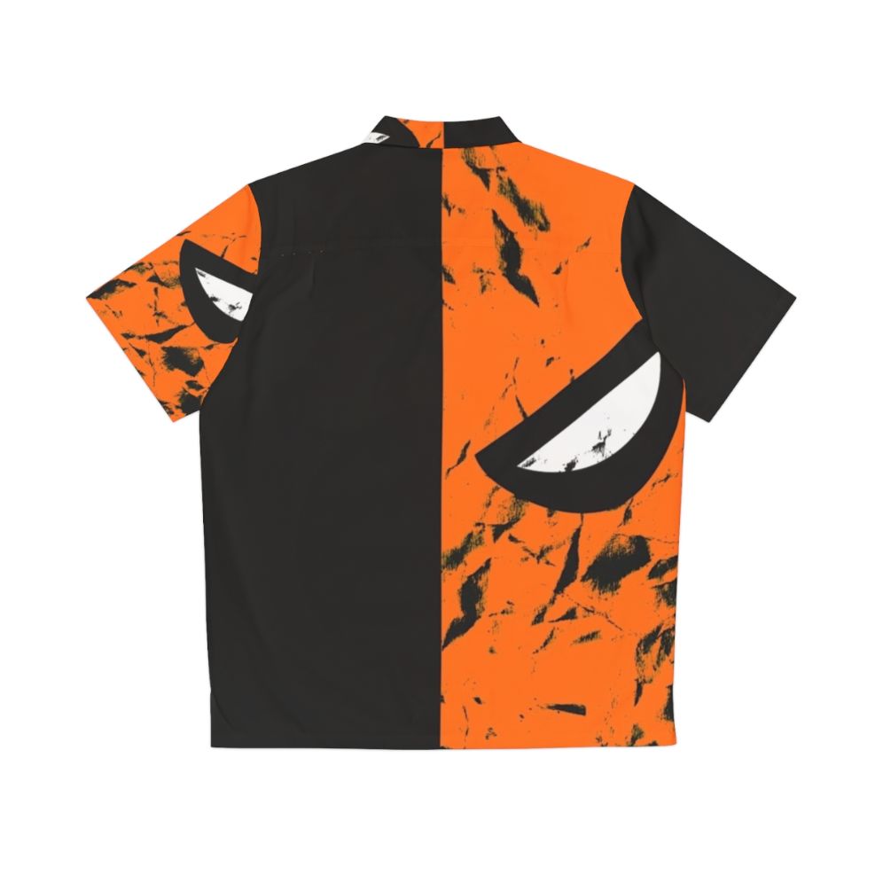 Deathstroke Faded Hawaiian Shirt - Back