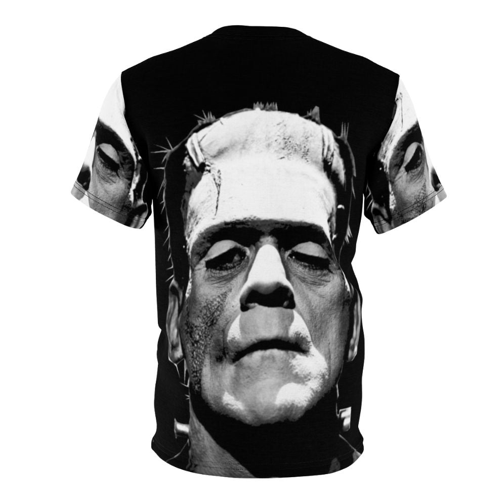 Vintage-inspired monster t-shirt with classic horror movie imagery - Back