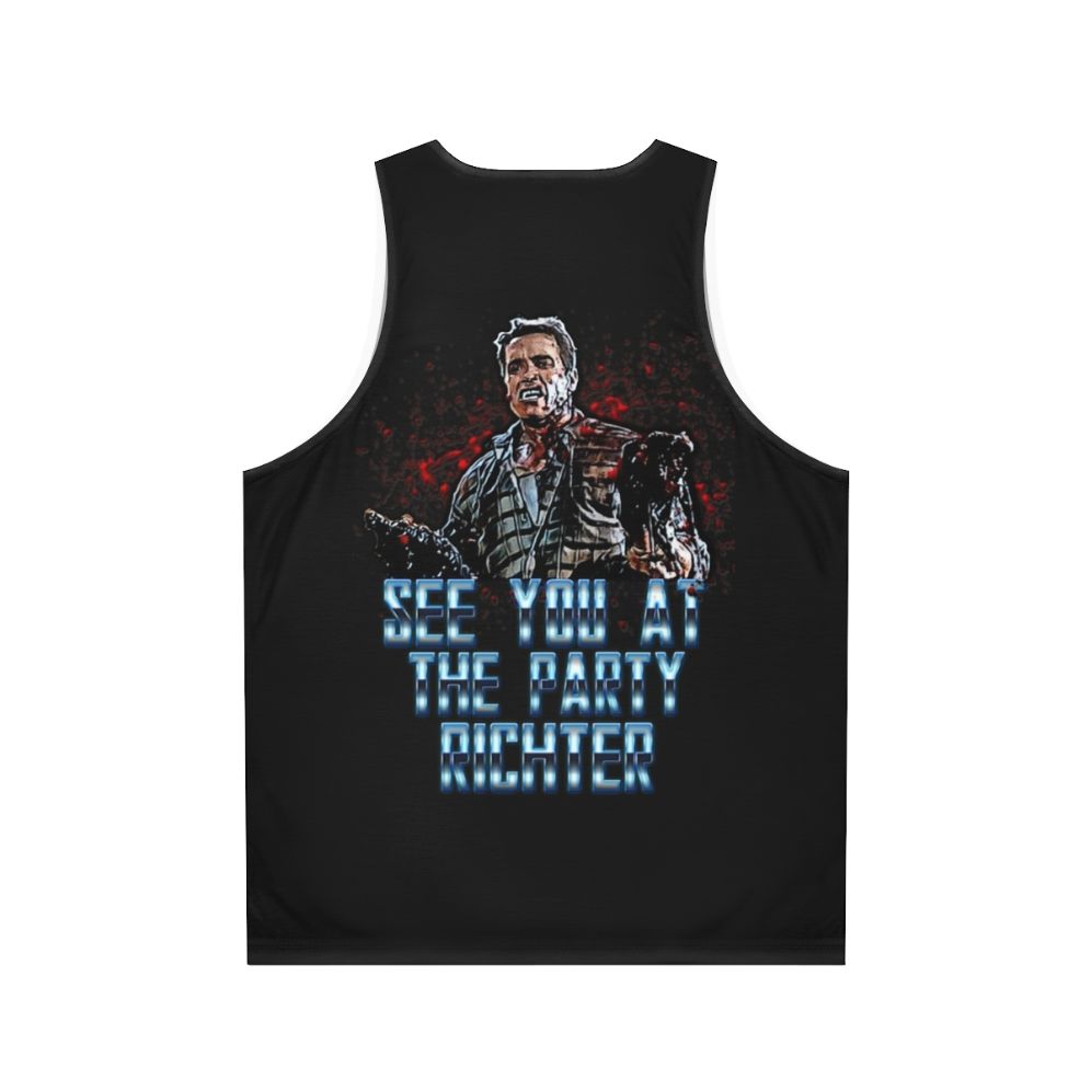 Unisex "Total Recall" movie references tank top - Back