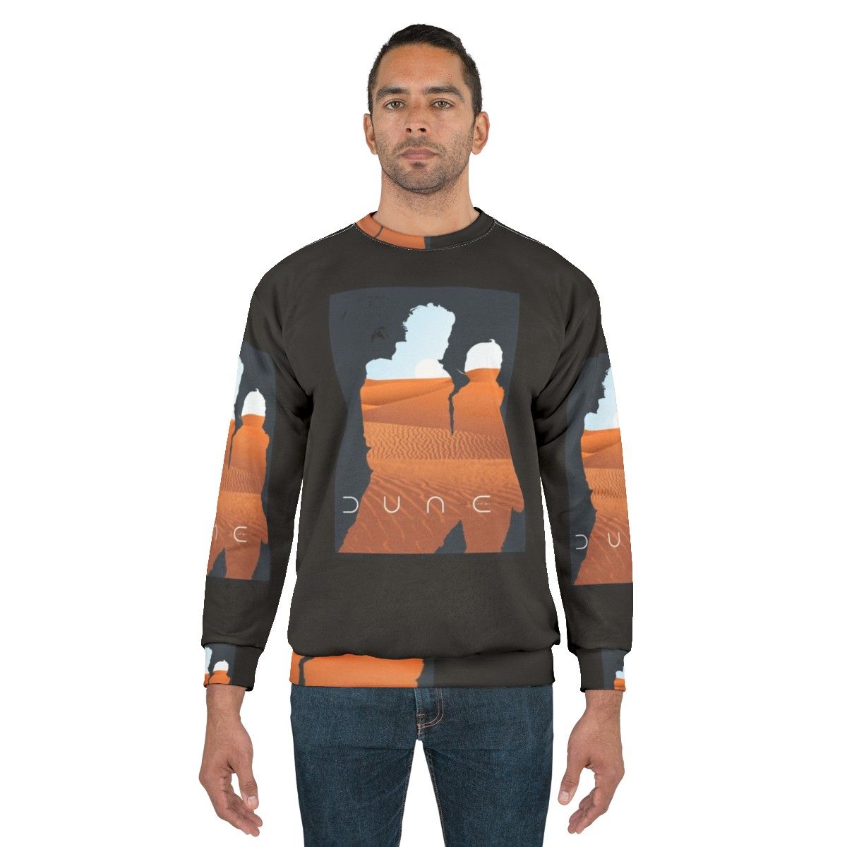 Dune Arrakis landscape sweatshirt with moons - men