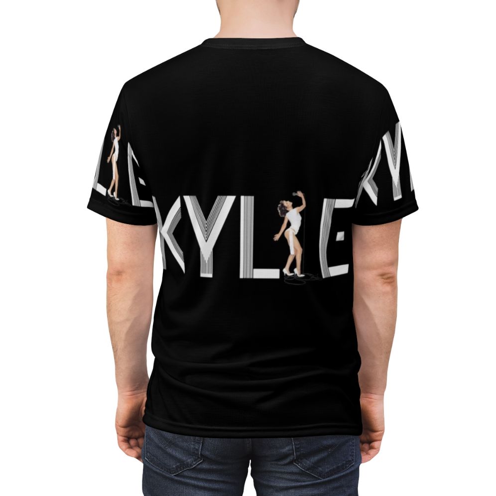 Personalized AOP t-shirt featuring Australian pop singer Kylie Minogue - men back