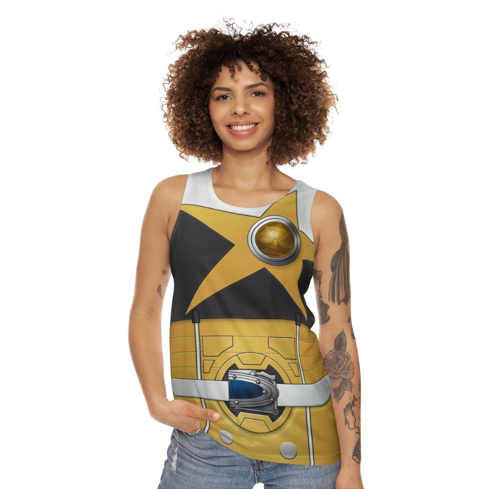 Tebingold unisex space and zodiac-themed tank top - women