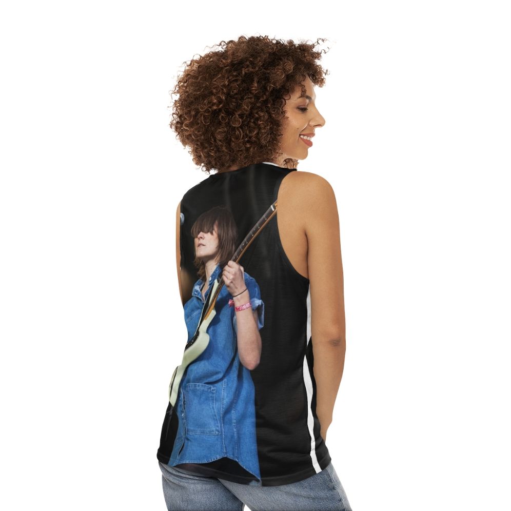 Cate Le Bon Unisex Tank Top - women back