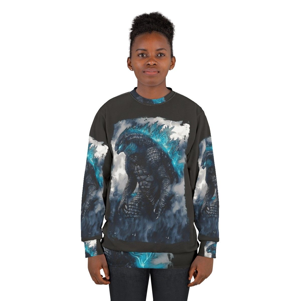 Classic King of the Monsters Godzilla Sweatshirt - women