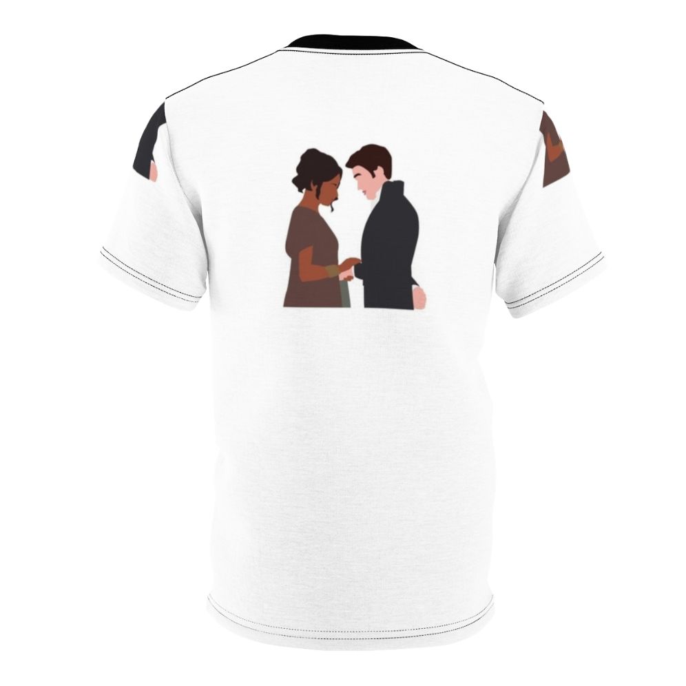 Bridgerton Kanthony Couple T-Shirt featuring Anthony Bridgerton and Kate Sharma - Back