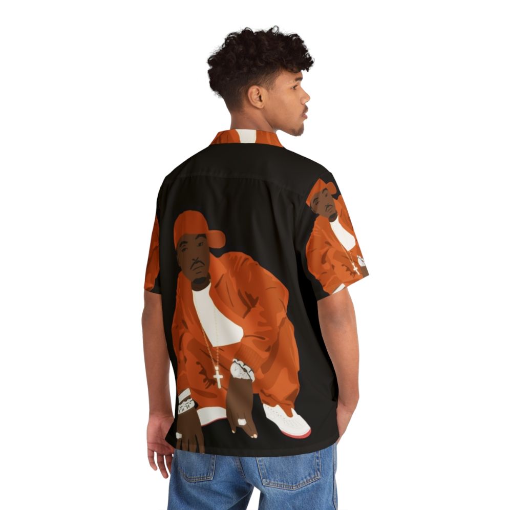 Nas Stillmatic Vector Hawaiian Shirt with Illmatic album art - People Back