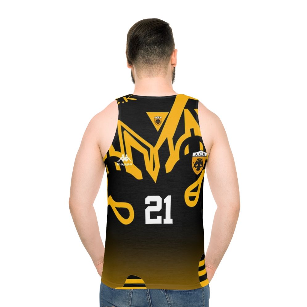 Retro 1997 AEK Homage Unisex Tank Top - men back