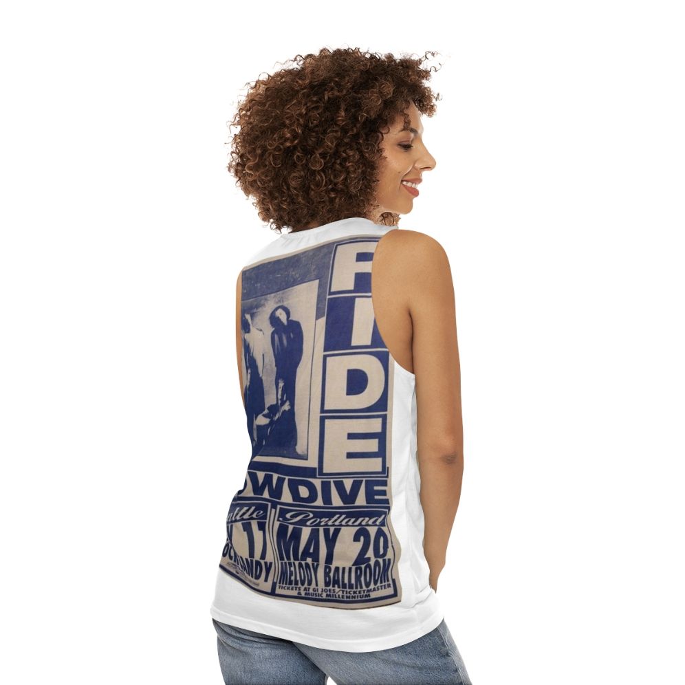 Unisex Indie Rock Shoegaze Tank Top - women back