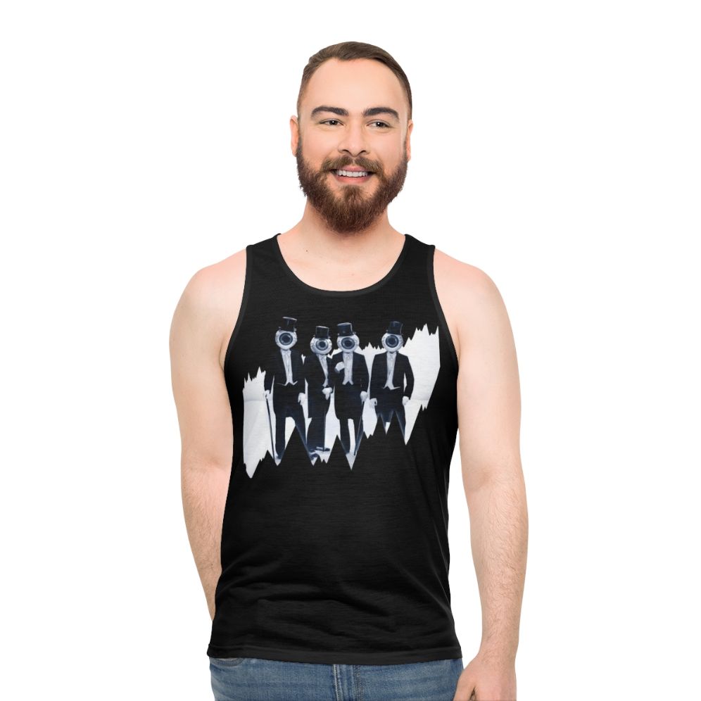 Avant garde unisex graphic tank top - men